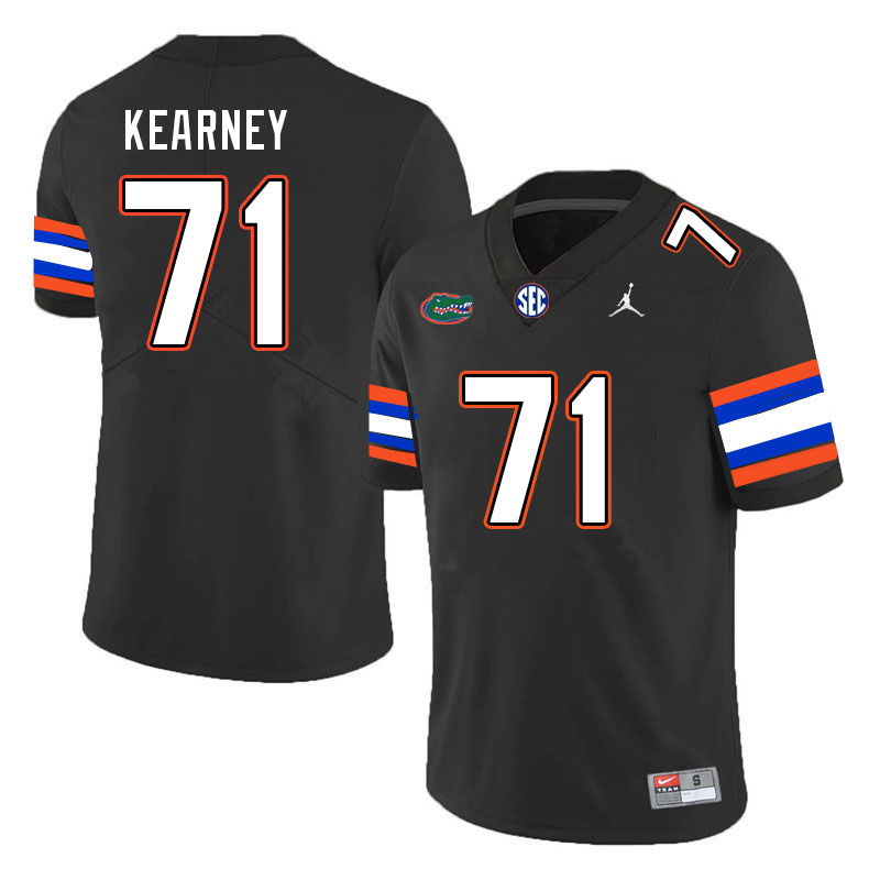 Men #71 Roderick Kearney Florida Gators College Football Jerseys Stitched-Black - Click Image to Close